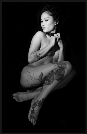 hot asian pin up tattoo
