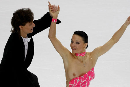 Ekaterina Rublevas wardrobe malfunction