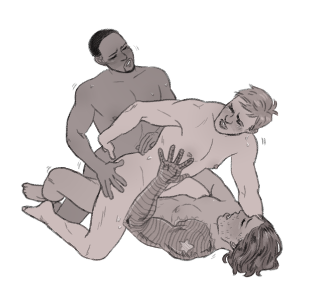sam steve & bucky