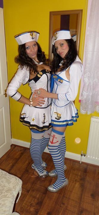 Naughty and horny chicks are ready for some kinky games during the costume party