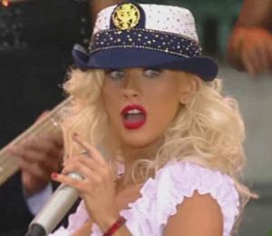 Christina Aguilera -12/80 -5'2''- 34D-Bra,- 5-Shoe, - Kiss! KiSS! - Sweetheart!