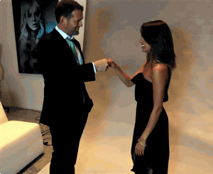 cute brunette model teasing