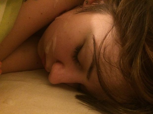 cum on teen face passed out drunk