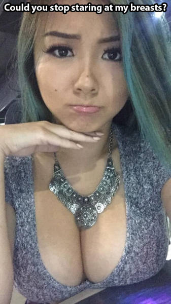 Not sure if she's being ironic.