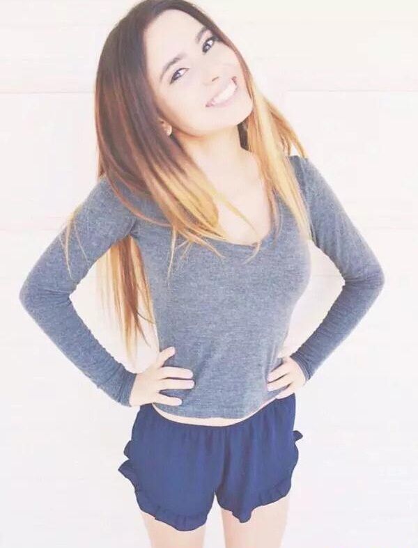 Smile on her face