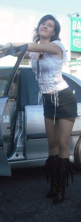 Kinky and horny wife at the parking lot