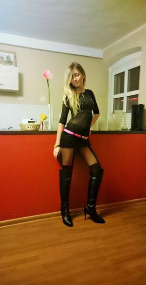 Do you like my dogging outfit for my...our first gangbang hun?