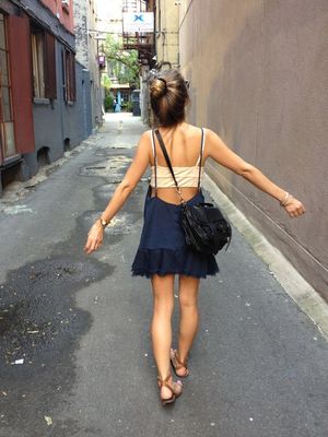 Un coup rapide dans un coin