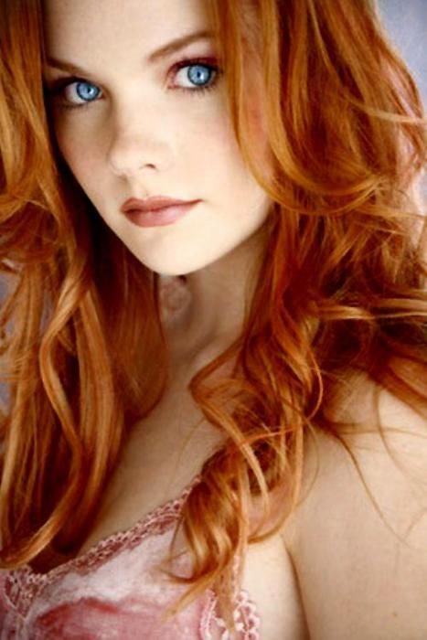 Picture with superb redhead