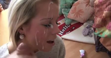 Hot little cum face!!