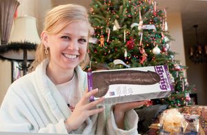 She asked for training equipment for christmas... the question now is... who's working out?