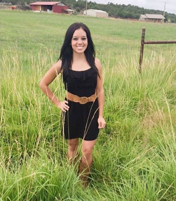 Dark hair country gal