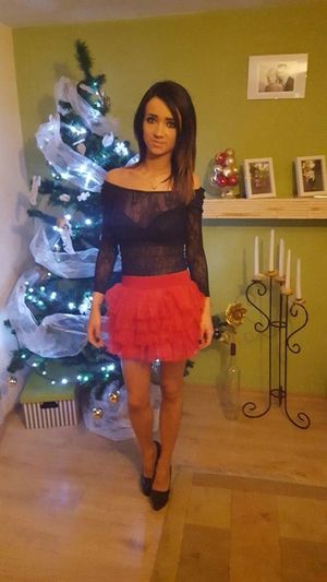 Cute brunette in nice sexy outfit