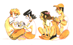 jeananasartblog: Remember this old sketch ? Well here it is in...