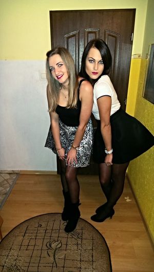 Nice chicks are ready for night out