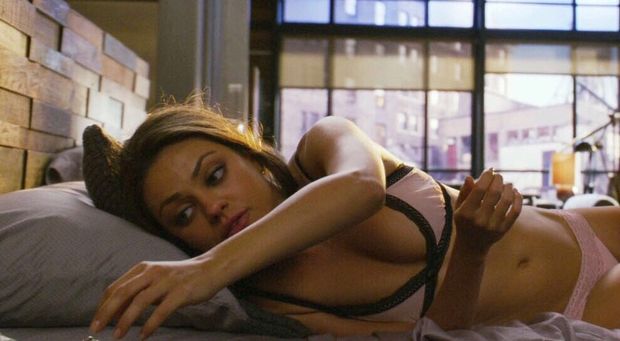 Mila Kunis pink undies