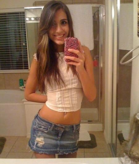 denim selfie