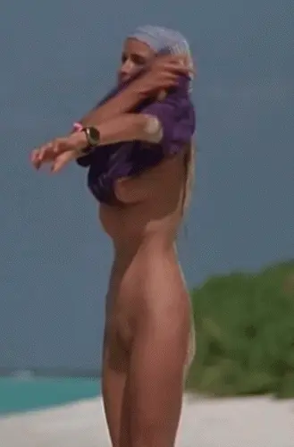 hot milf at the beach