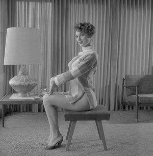 Allison Hayes. That dress is a killer.