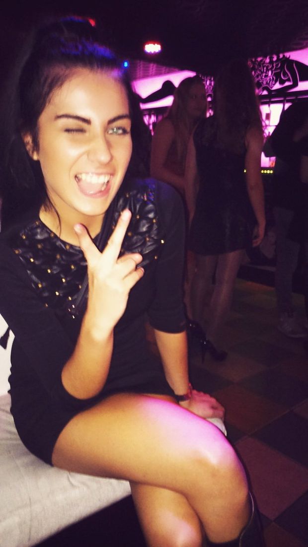 At the club