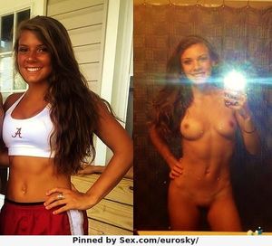 Sexy Alabama cheerleader leaked nude pic