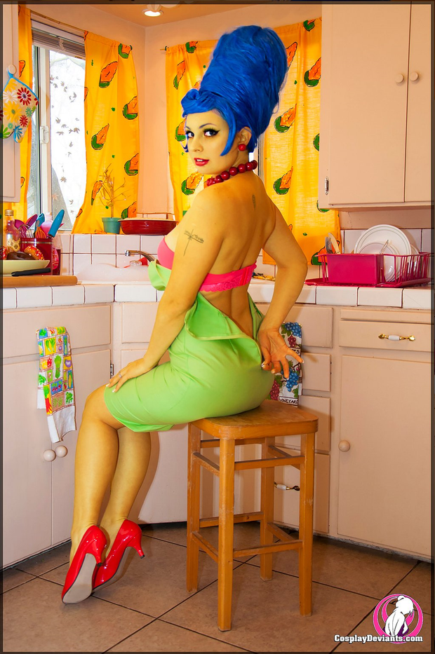 sexy marge cosplay