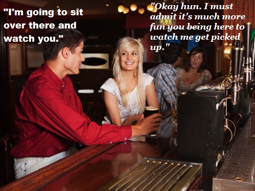 The best part is when she leaves with a stranger