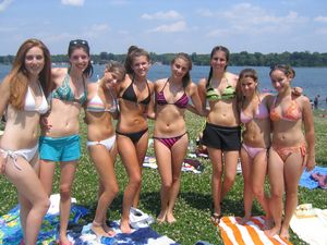 Sorority lake party