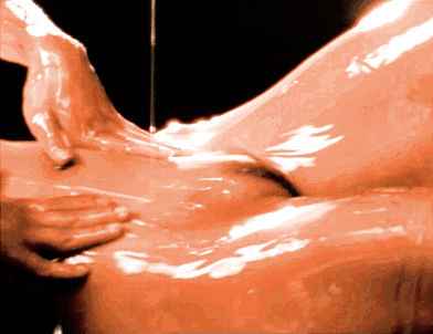 babe oiling up