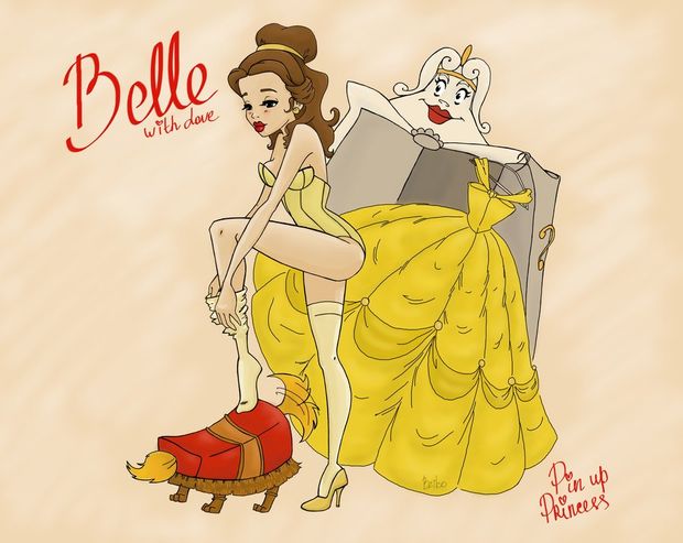 Toon Characters - Belle - Pinup Princess
