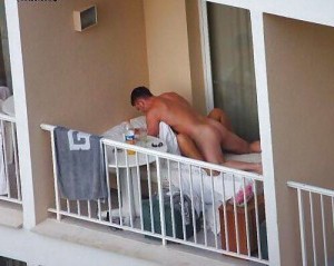 Caught in public