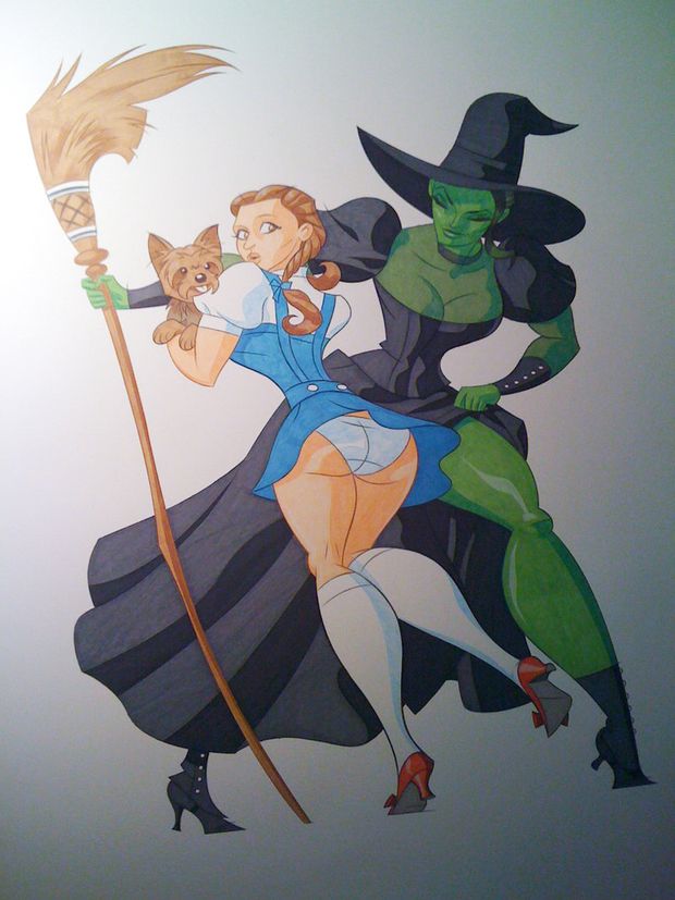 Toon Characters - Dorothy - Dorothy and the wickedly sexy witch