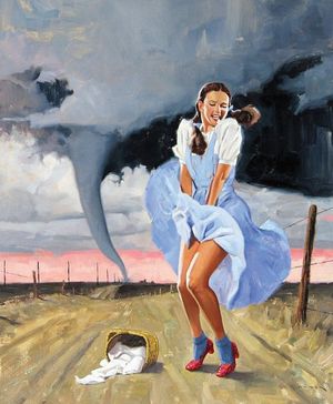 Toon Characters - Dorothy - Twister and Marilyn Monroe pose
