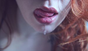 Gorgeous redhead in picture