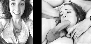 Langdon Victoria Getting her Mouth Stuffed with a Fat Cock