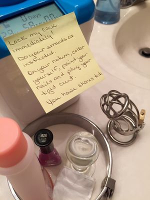 You have chores today!