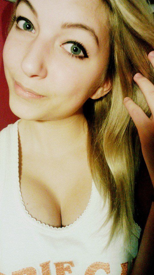 Cute Blonde Selfie