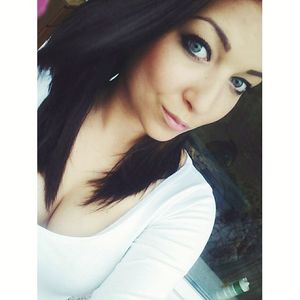 Dark hair amateur selfie hot tits