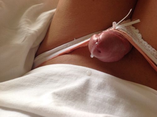 Cummy panty cock