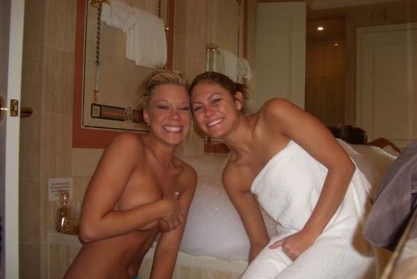 Hanging out in the bathroom