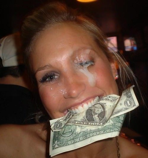Eye full of cum