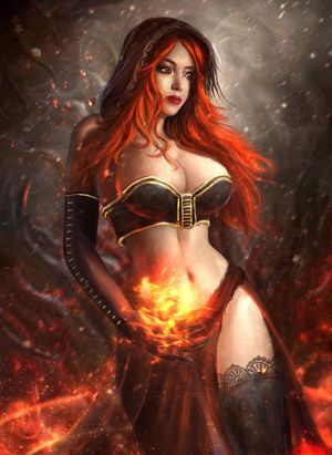 Sexy sorceress