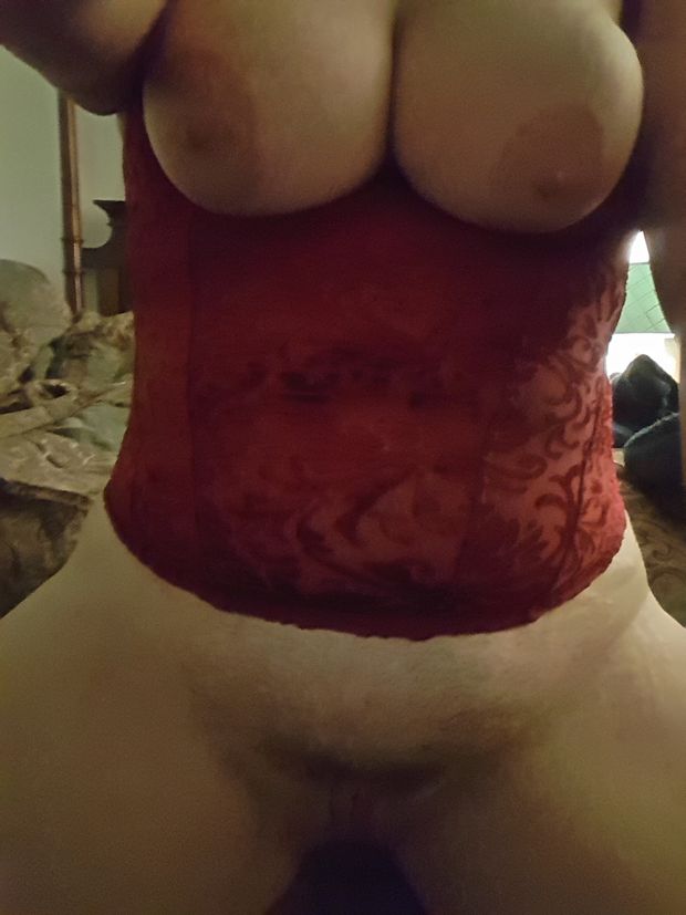 Huge boobs and hairy twat