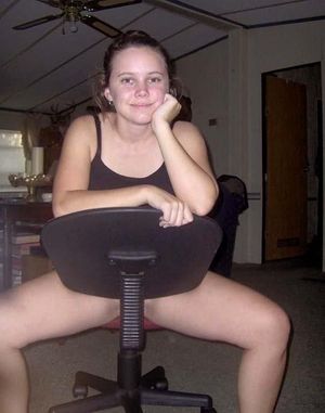 Busty fiance spreading her legs