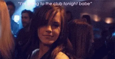 "Going to the club ..."