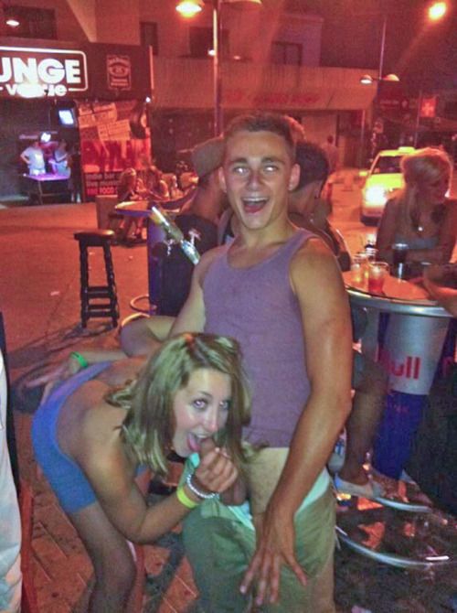 Street BJ fun!