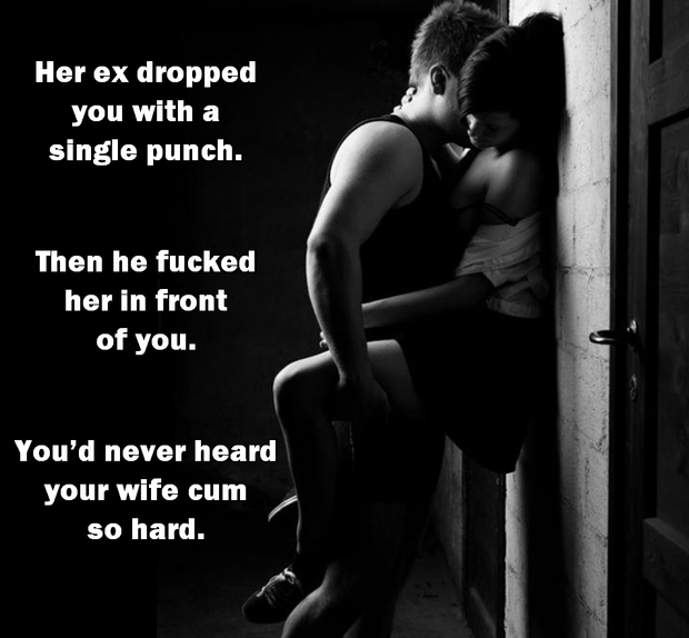 cumming hard while you lay bleeding