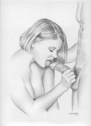 Sex In Art - Short-haired teen blowjob