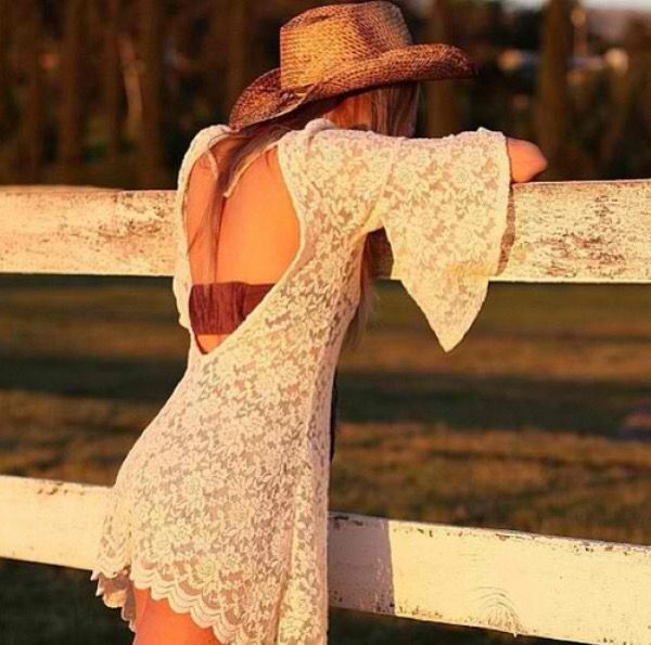 Beautiful dress in this country shot