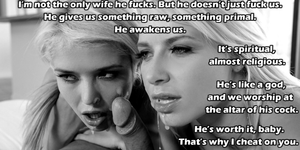 The altar of his cock